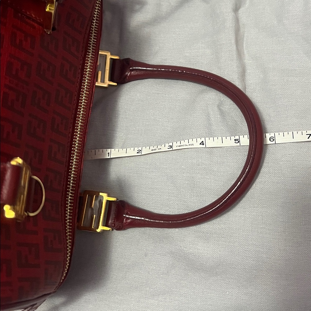 Fendi Red Handbag with Gold Hardware & dust bag - Picture 15 of 15